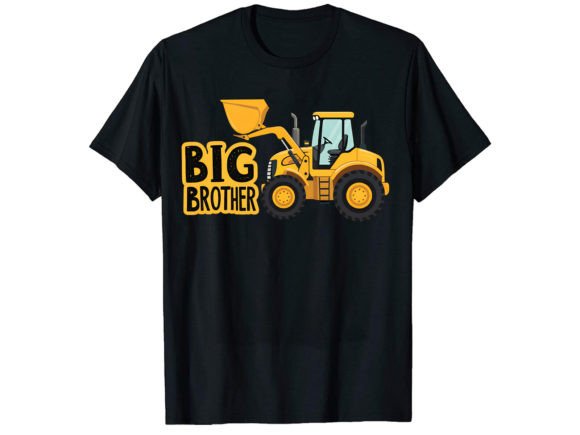 Big Brother Tractor Graphics for T-Shirt Designs