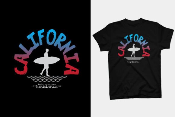 California Graphics for T-Shirt Designs