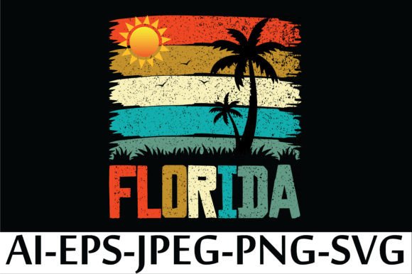 Florida Graphics for T-Shirt Designs