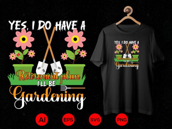Gardening T-shirt Design 14 Graphics for Branding