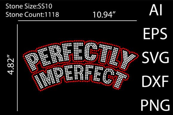 Perfectly Imperfect Rhinestone Graphics for T-Shirt Designs