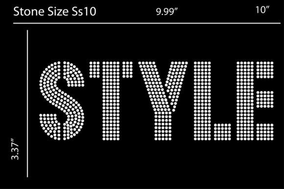 Reviewing Style, Rhinestone Design for Embroidery Projects