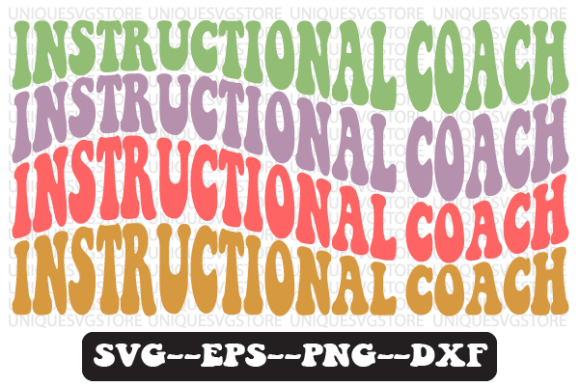 Reviewing the Instructional Coach Retro Svg Design