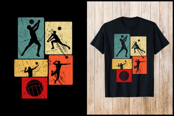 Volleyball Retro T-Shirt Design: A Pro Graphics Review